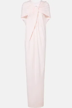 Jil Sander Draped crÃªpe jersey gown