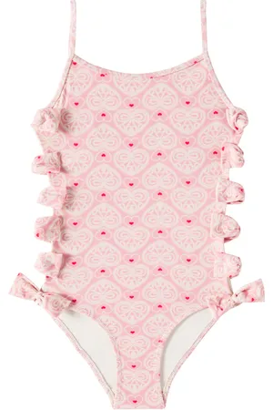 Konges Sløjd Konges SlÃ¸jd Edith bow-detail printed swimsuit