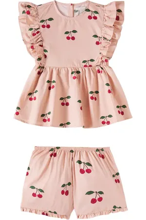 Konges Sløjd Konges SlÃ¸jd Verbena printed cotton top and shorts set