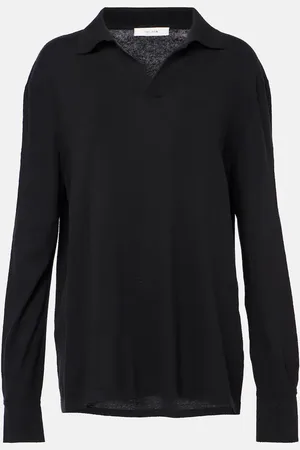 The Row Jovani silk polo shirt