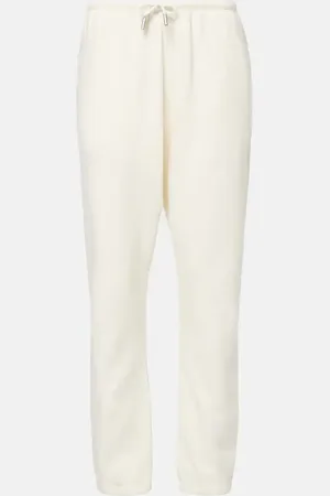 The Row Teo cotton and cashmere sweatpants