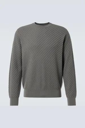 BRIONI Cotton, silk, and cashmere sweater