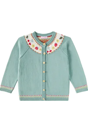 La Coqueta Verano embroidered cotton cardigan