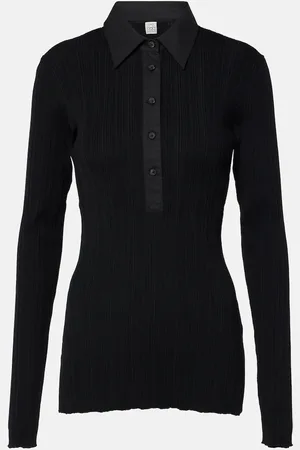 Totême Jersey polo sweater