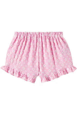 The New Society Isidora ruffled shorts