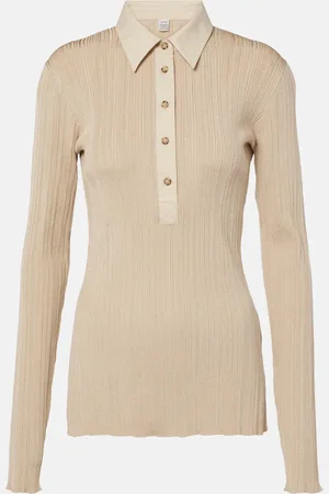 Totême Jersey polo sweater