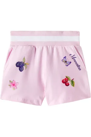 MONNALISA Printed cotton-blend shorts
