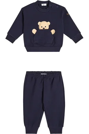 Il gufo Baby cotton jersey tracksuit