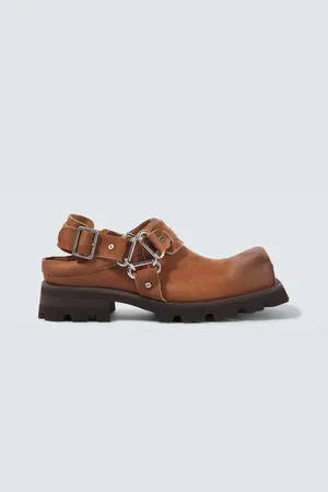 Acne Studios Leather slingback mules