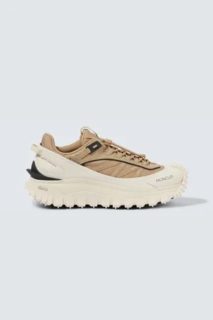 Moncler Trailgrip leather-trimmed sneakers