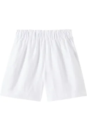 Il gufo Linen Bermuda shorts