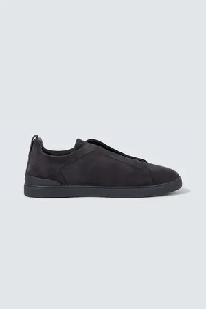 Ermenegildo Zegna Triple Stitch suede sneakers