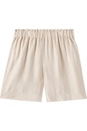Il gufo Linen Bermuda shorts