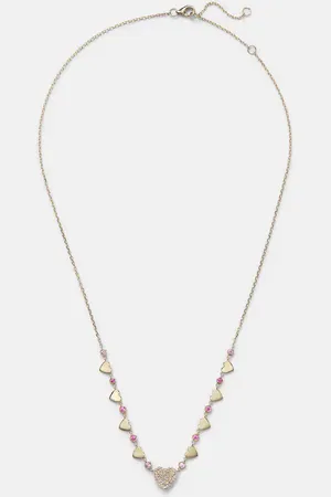 Roxanne First 14kt necklace with diamonds and sapphires