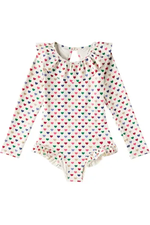 Konges Sløjd Konges SlÃ¸jd Manuca printed ruffled swimsuit
