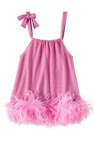 Oseree OsÃ©ree Kids LumiÃ¨re Plumage dress