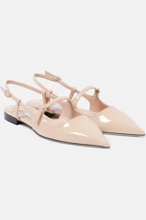Jimmy Choo Didi patent leather slingback flats