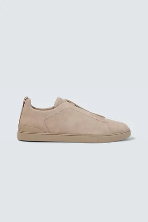 Ermenegildo Zegna Triple Stitch suede slip-on sneakers