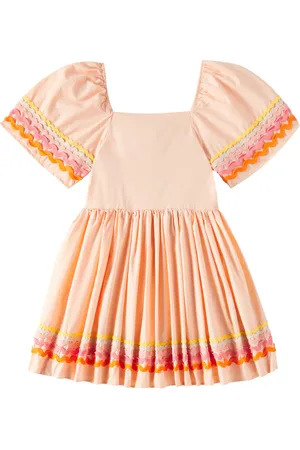 Molo Clotilde shirred cotton dress