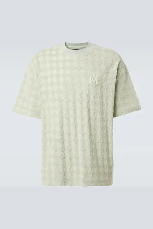AMIRI Cotton-blend terry T-shirt