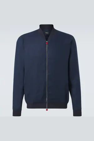 Kiton Linen bomber jacket