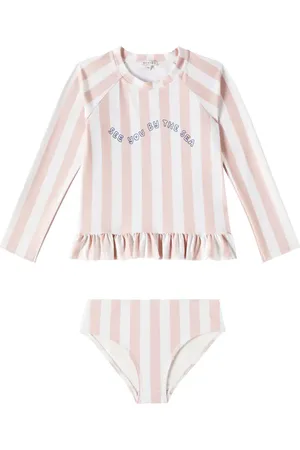 Liewood Dagny rashguard top and bikini bottoms set