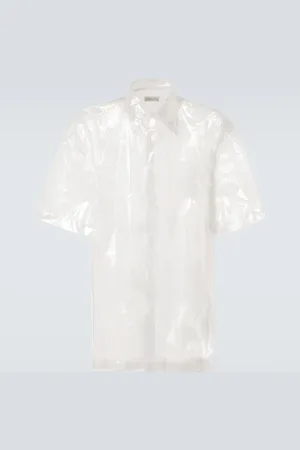DRIES VAN NOTEN Sheer bowling shirt