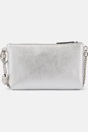 Jimmy Choo Callie Mini metallic leather clutch