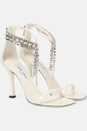 Jimmy Choo Verity 100 embellished leather sandals