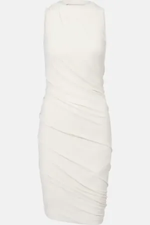 Rick Owens Lilies Luna gathered minidress
