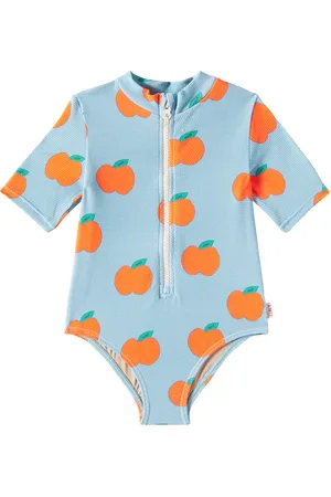 Tiny Cottons Apples printed rashguard swimsuit