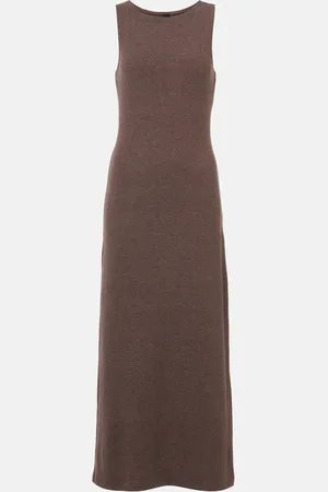 Leset Lauren sleeveless jersey midi dress