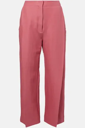 TOVE Santu linen and cotton-blend culottes