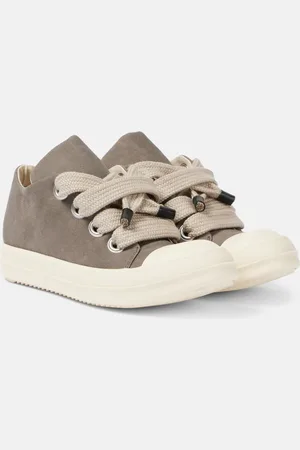 Rick Owens Jumbolace canvas high-top sneakers
