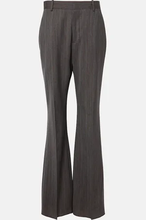 Bottega Veneta High-rise wool flared pants