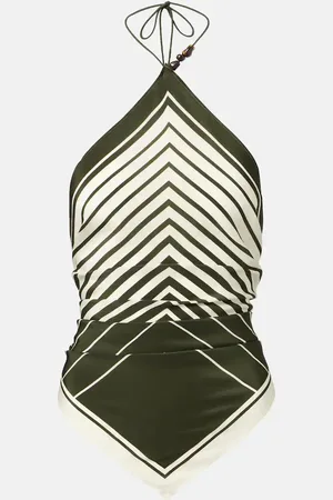 SIR Leilana printed silk top