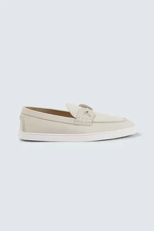 Christian Louboutin Chambeliboat leather slip-on shoes