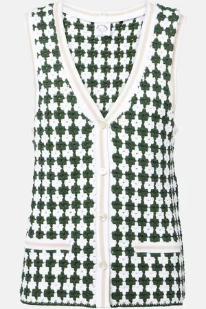 The Upside Portobello Watson crochet cotton vest