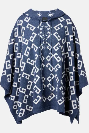 Givenchy Monogram 72 jacquard poncho