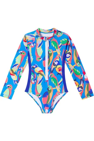 Roarsome Squawk The Parrot rashguard swimsuit