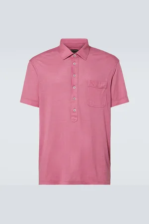 Tom Ford Silk and linen polo shirt