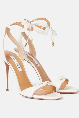 Aquazzura Tessa 105 leather sandals