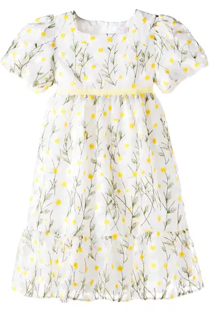 PATACHOU Floral organza dress