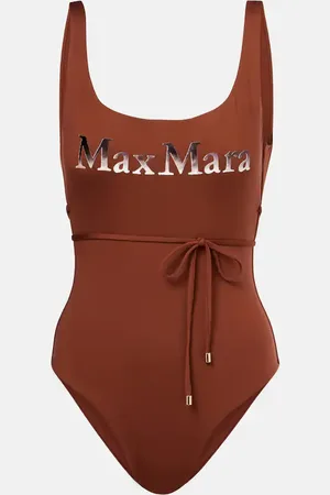 Max Mara Carisma belted swimsuit