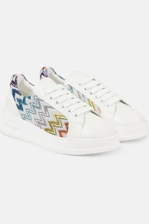 Missoni Zigzag leather sneakers