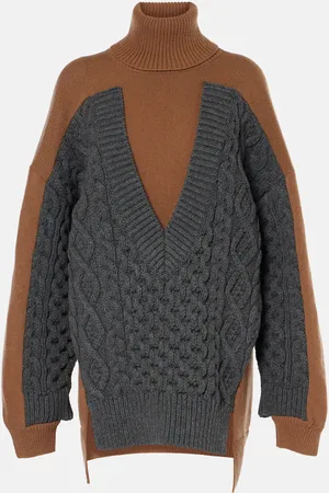 Stella McCartney Oversized cable-knit wool sweater