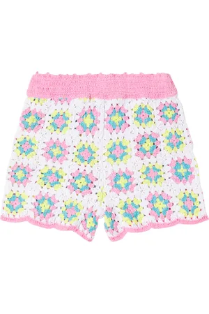 The New Society Nikaia crochet cotton shorts