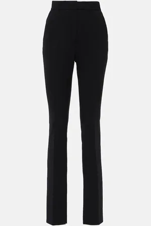 Rebecca Vallance Evie high-rise split-hem pants