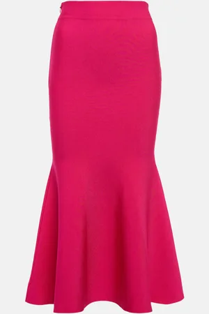 Roland Mouret Fluted midi skirt
