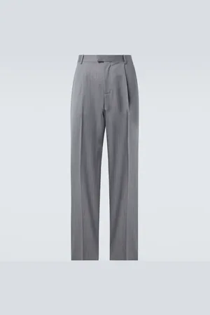 Bottega Veneta Wool pleated wide-leg pants